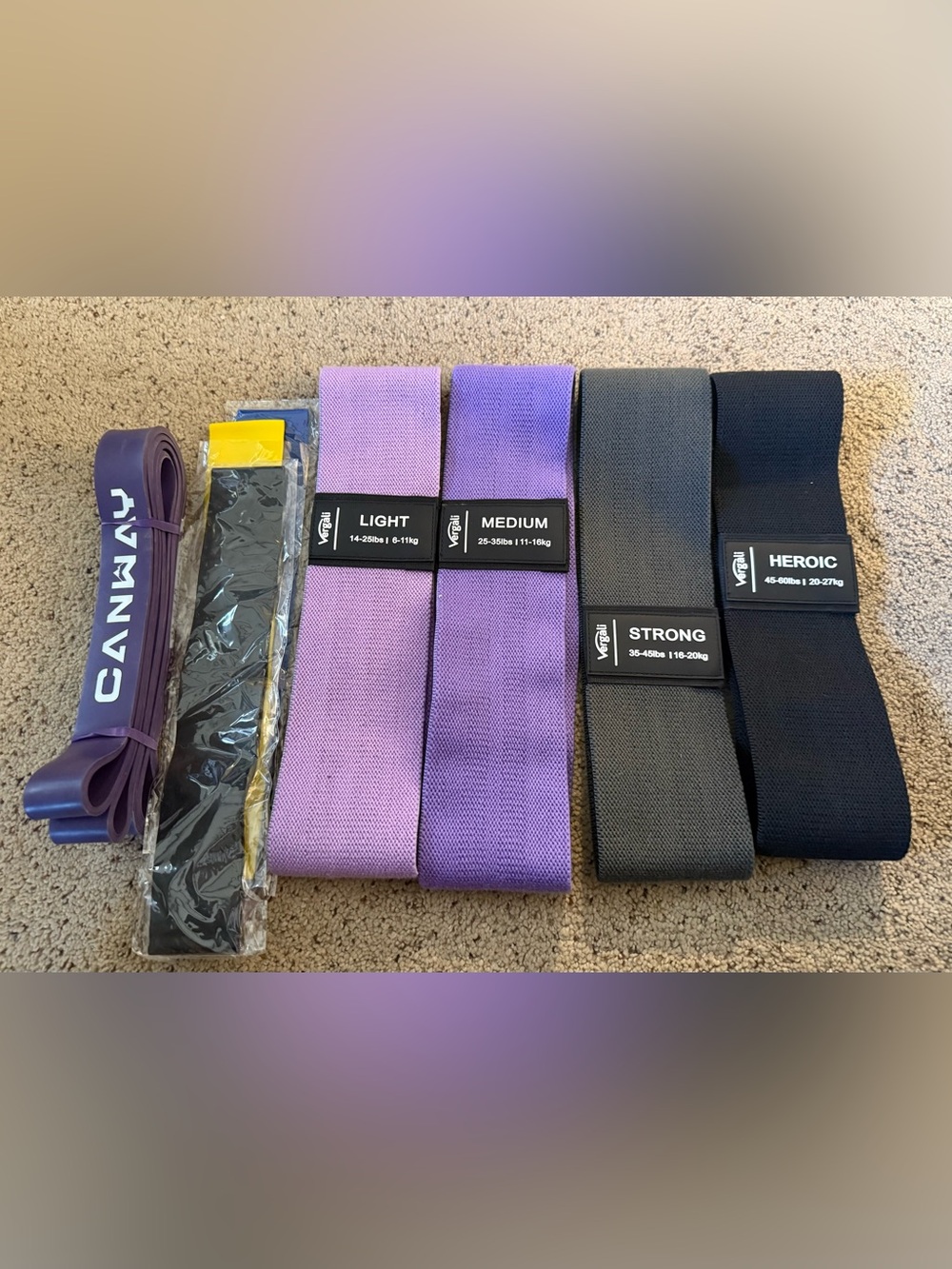 Resistance Loop Bands Set - a variety!
